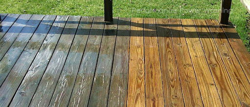 Wood deck cleaning in Halifax HRM