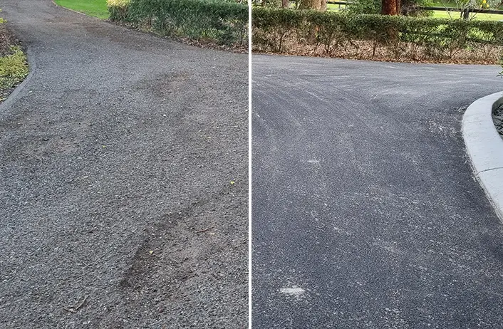 Asphalt driveway cleaning in Halifax HRM