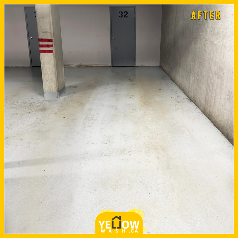 UNDERGROUND PARKING CLEANING YELLOW WASH 2