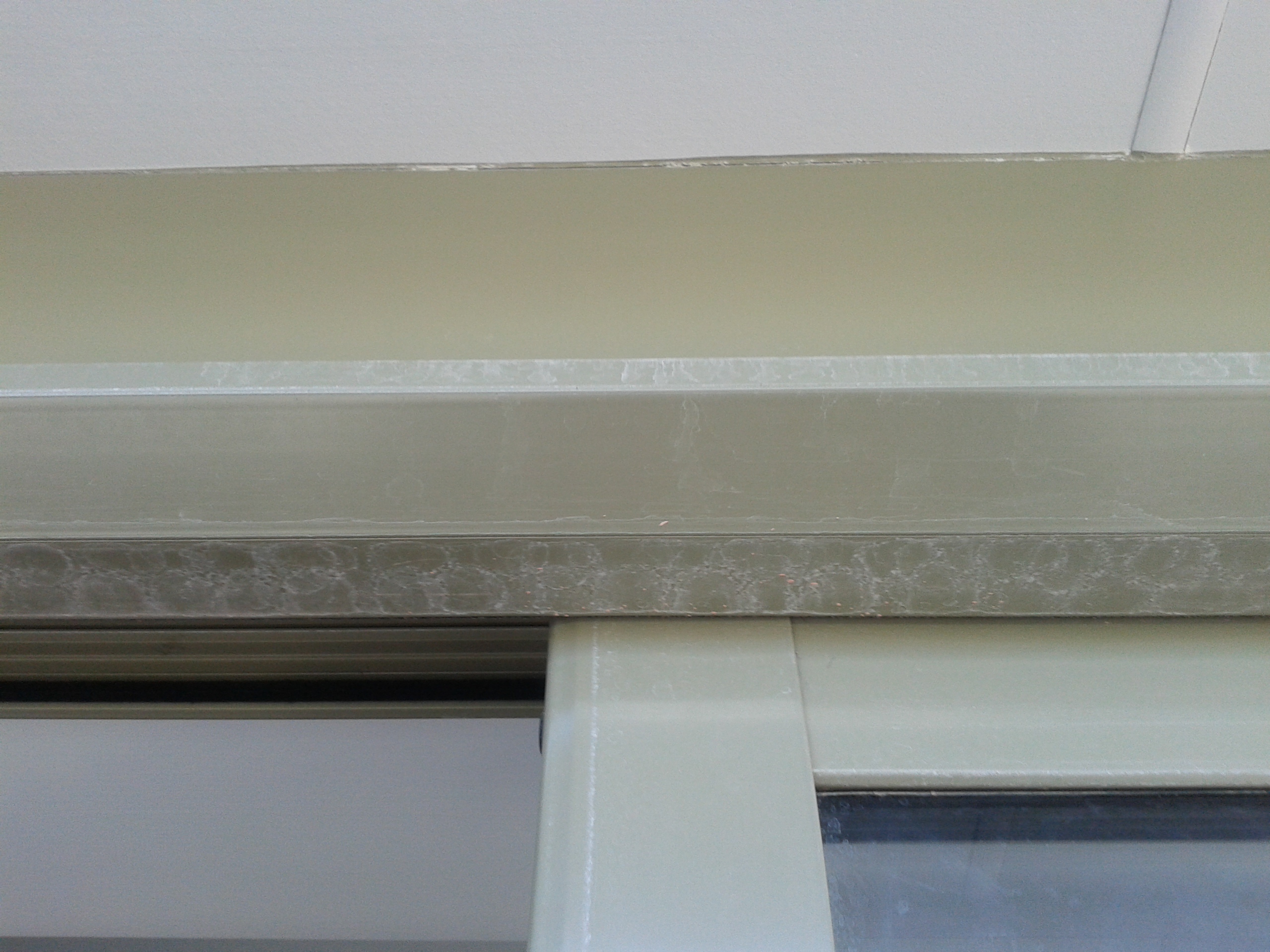 Oxidation on door frame