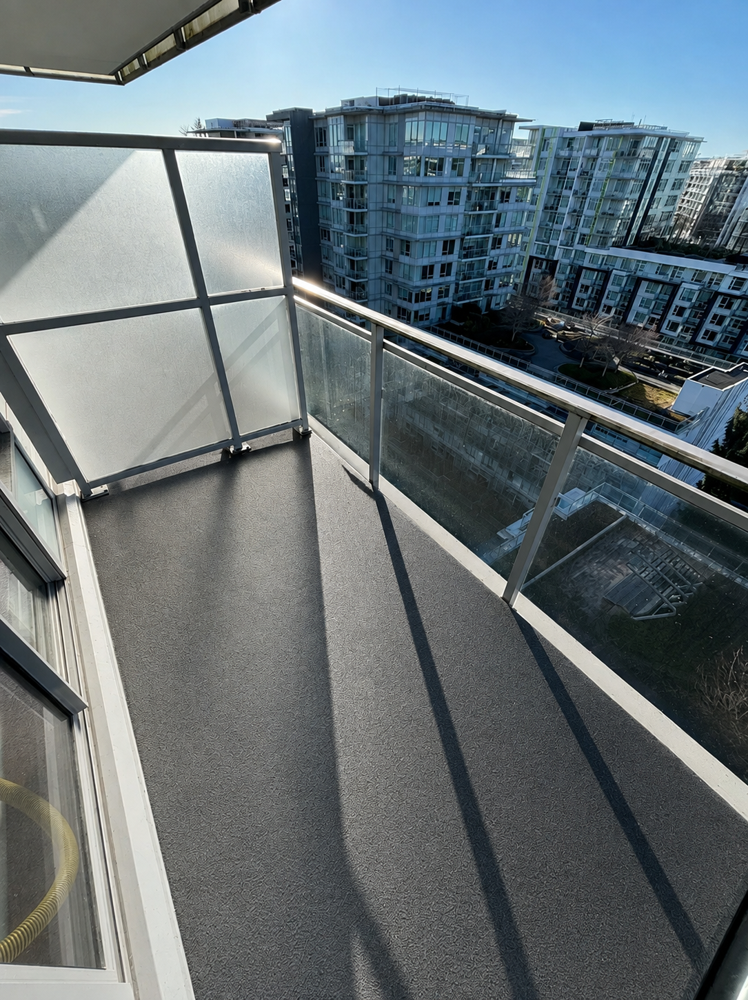High rise condo balcony cleaning by Yellow Wash
